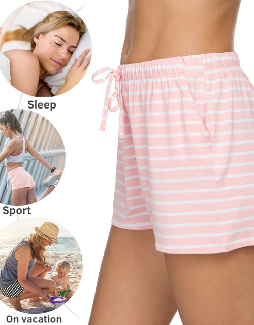 Load image into Gallery viewer, Pajama Shorts Womens Lounge Short Sleep Shorts Pajama Bottoms
