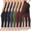 7 Packs-Black2/Navy/Dark Gray/Brown/Olive/Burgundy