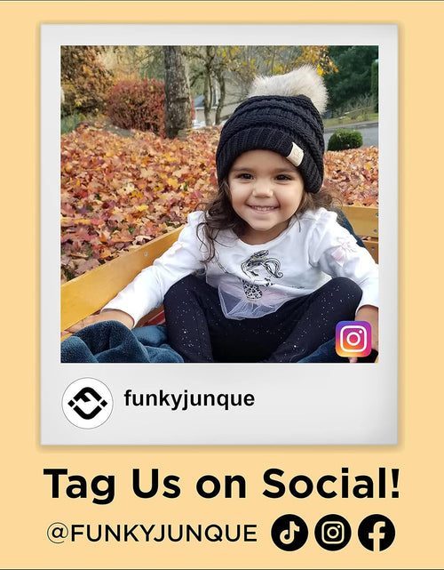 Load image into Gallery viewer, Toddler Pom Beanie – Kids Winter Hat for Ages 1–4, Baby Boy &amp; Girl Knit Beanies, Warm Cozy Knit Snow Hats
